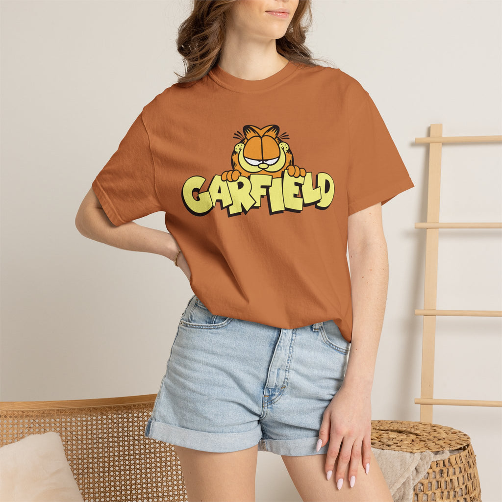 Garfield Graphic T-Shirt — Classic Cartoon Logo Tee
