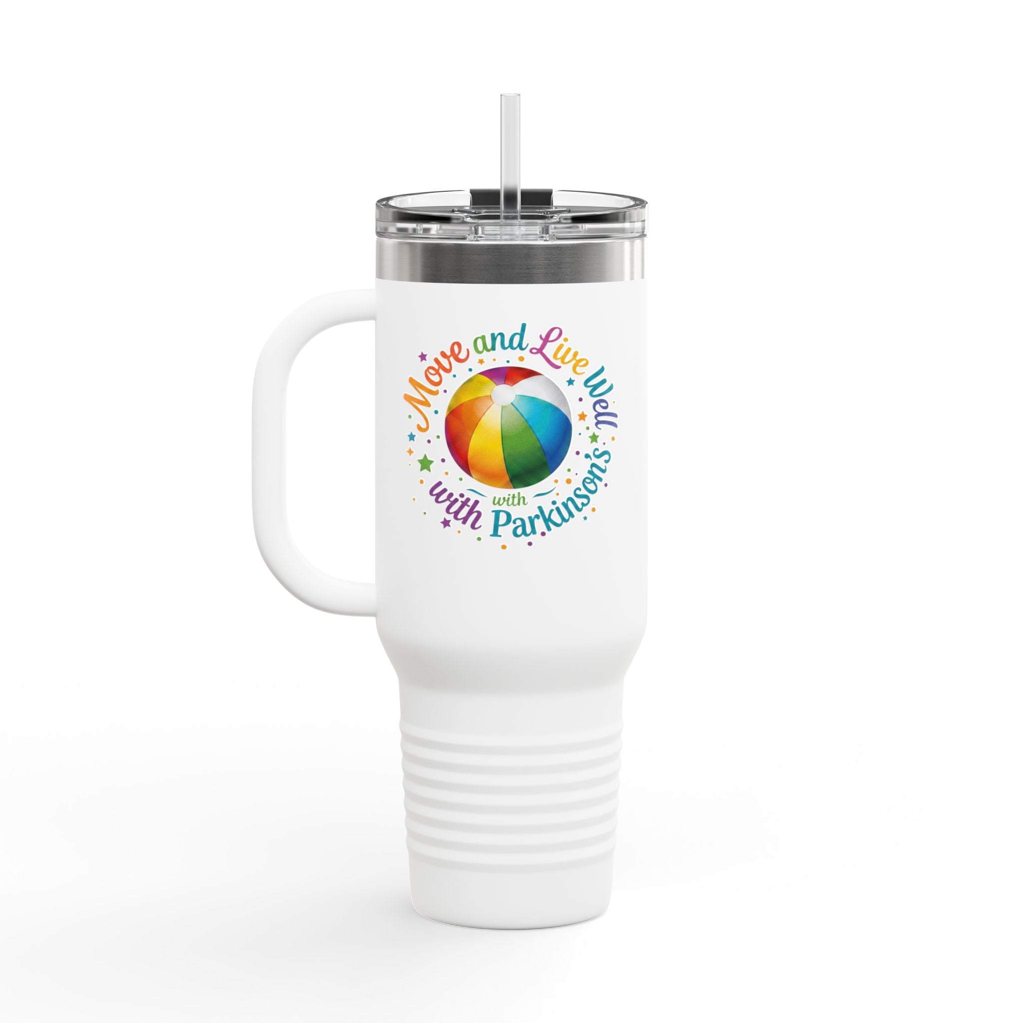 Move Live Well Parkinsons  Debra Insulated Travel Mug, 40oz