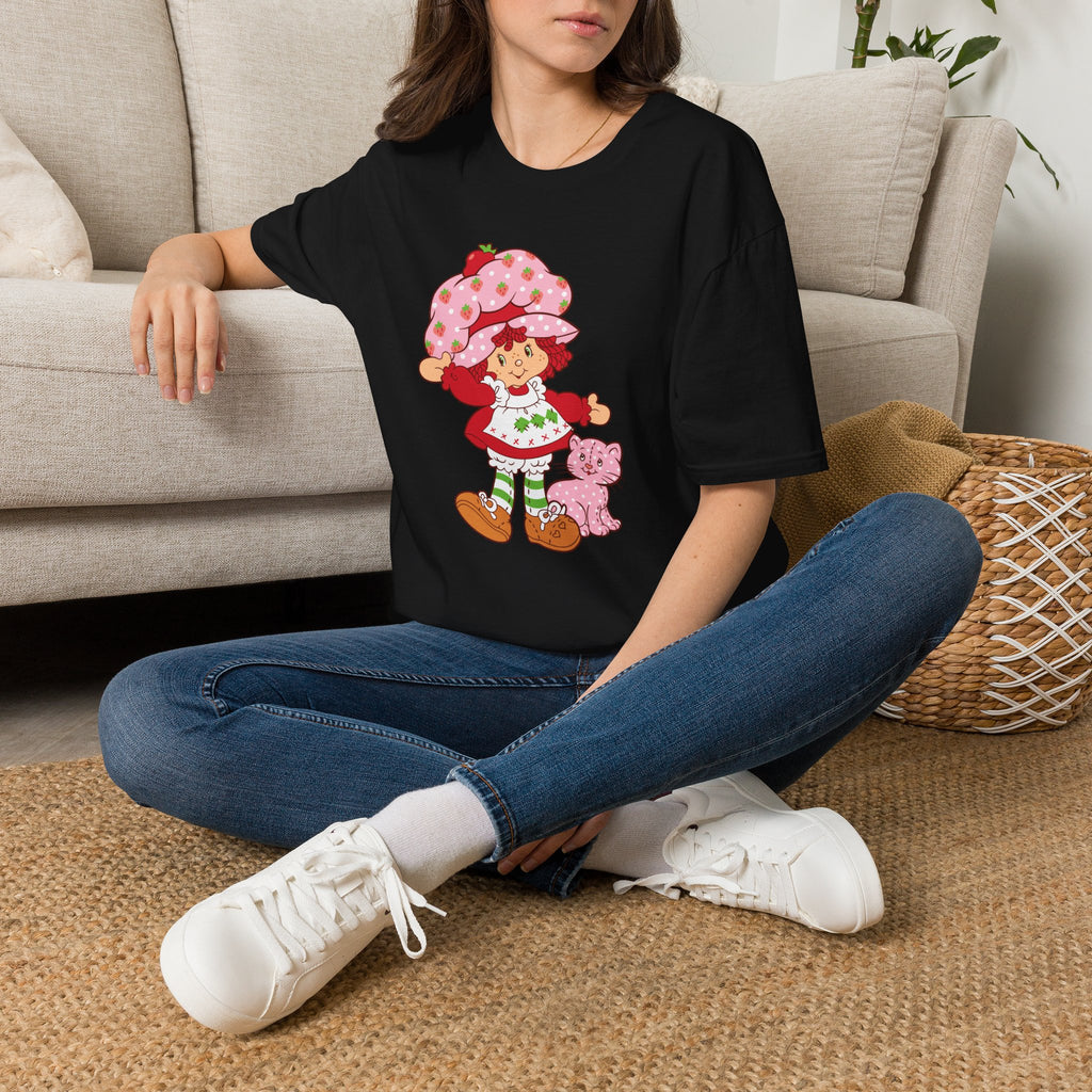 Strawberry Shortcake Graphic T-Shirt — Cute Retro Kids Character Tee