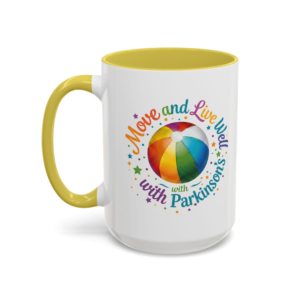 Move Live Well Parkinsons Debra Colorful Mugs (11oz, 15oz)