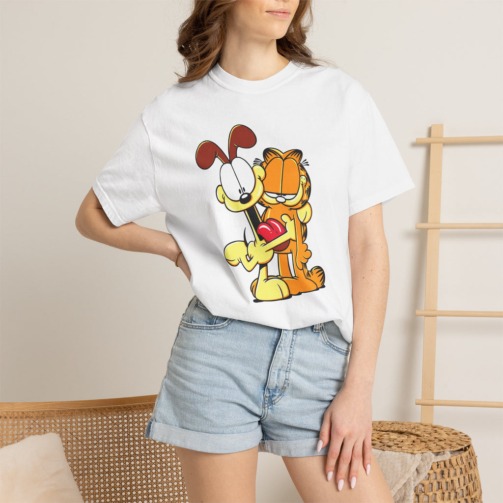 Garfield & Odie Hug Graphic T-Shirt