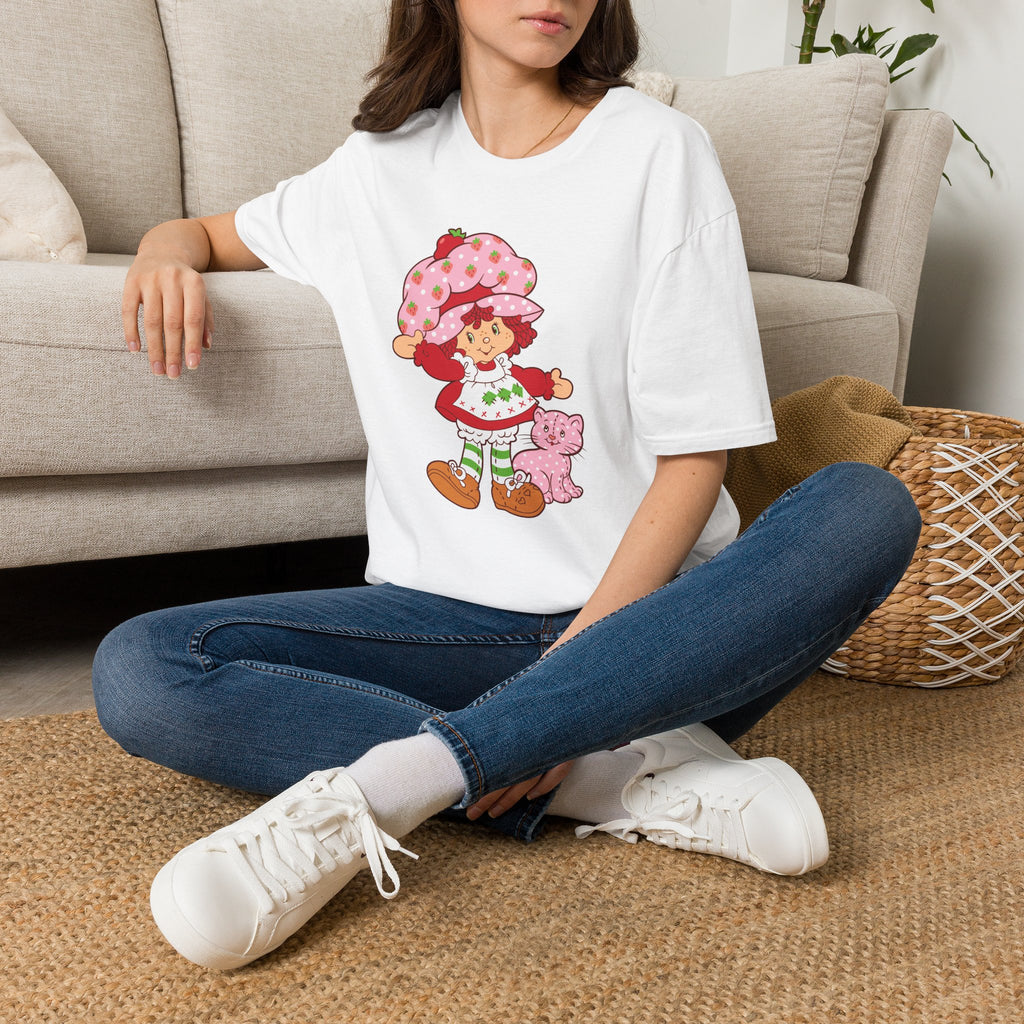 Strawberry Shortcake Graphic T-Shirt — Cute Retro Kids Character Tee