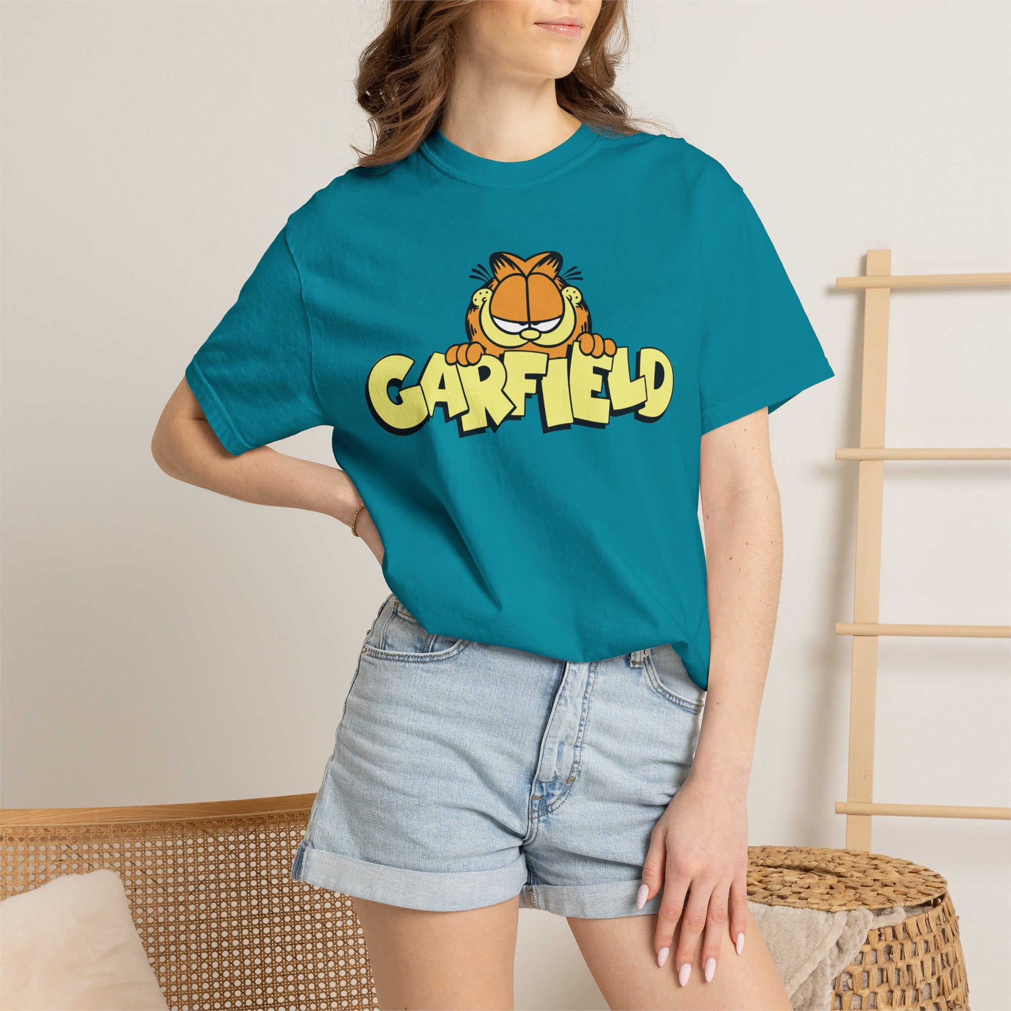 Garfield Graphic T-Shirt — Classic Cartoon Logo Tee